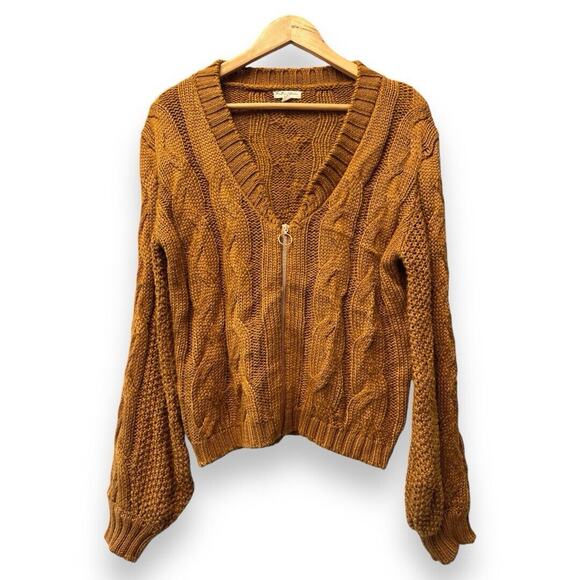 For Love And Lemons Amber Cable Knit Sweater - Picture 2 of 15